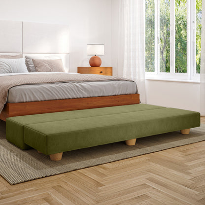 Jaxx Camden Convertible Bed Bench / Fold-Out Twin Guest Bed