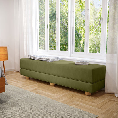 Jaxx Camden Convertible Bed Bench / Fold-Out Twin Guest Bed