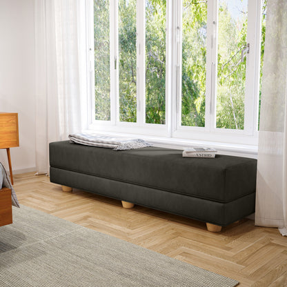 Jaxx Camden Convertible Bed Bench / Fold-Out Twin Guest Bed