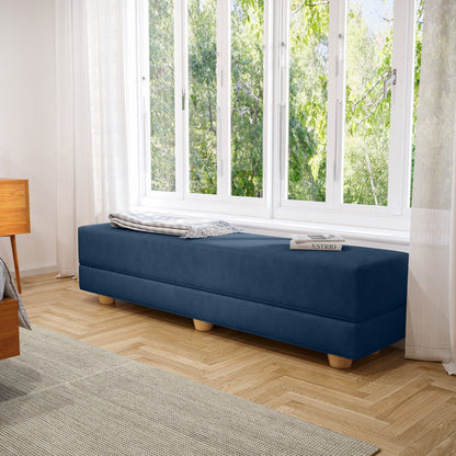 Jaxx Camden Convertible Bed Bench / Fold-Out Twin Guest Bed
