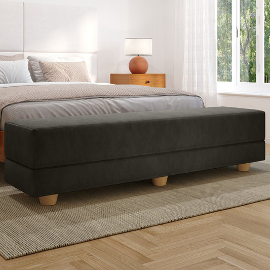 Jaxx Camden Convertible Bed Bench / Fold-Out Twin Guest Bed