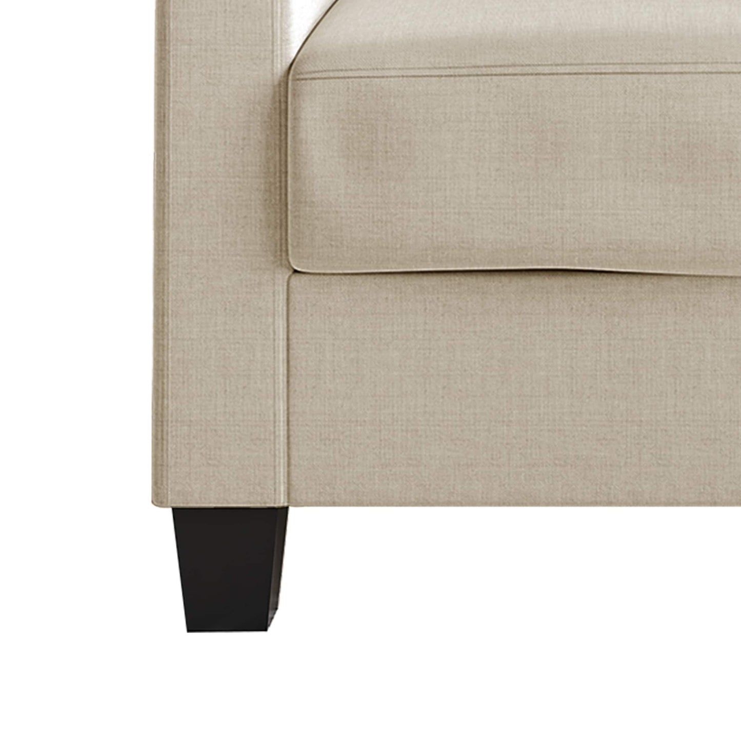 CraftPorch Clean and Minimalist Linen Upholstered Sofa