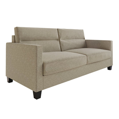 CraftPorch Clean and Minimalist Linen Upholstered Sofa