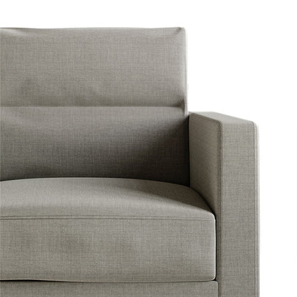 CraftPorch Clean and Minimalist Linen Upholstered Sofa