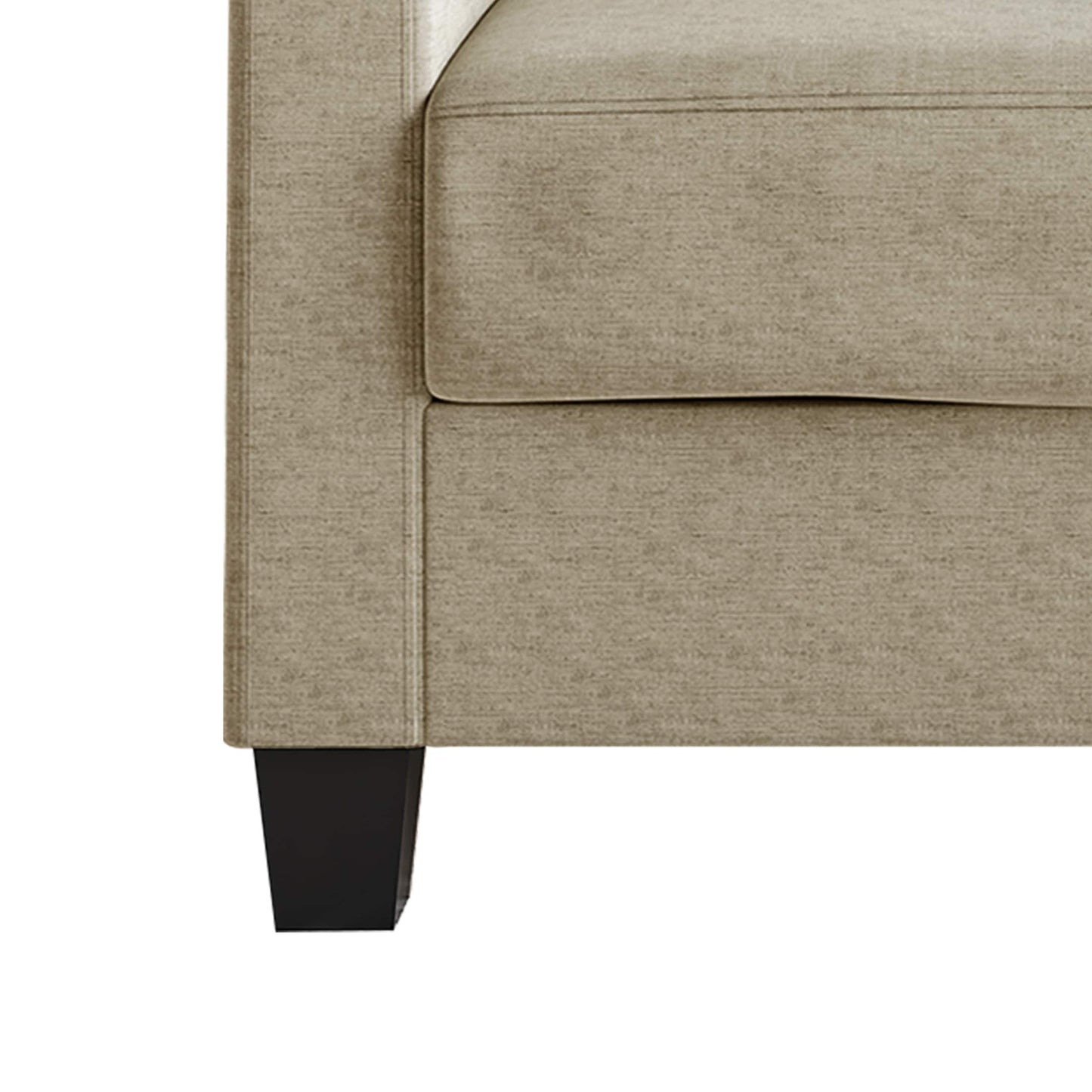 CraftPorch Clean and Minimalist Linen Upholstered Sofa
