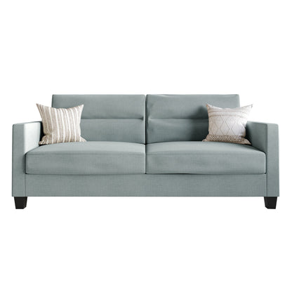 CraftPorch Clean and Minimalist Linen Upholstered Sofa
