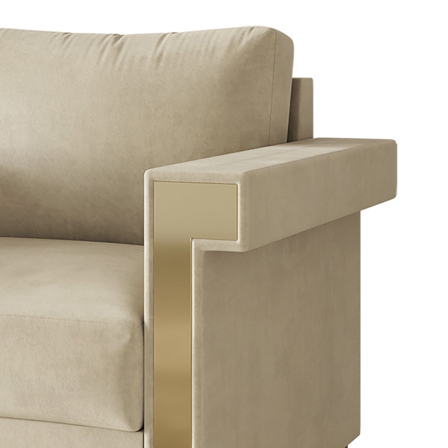 CraftPorch Luxurious Velvet Upholstered Sofa