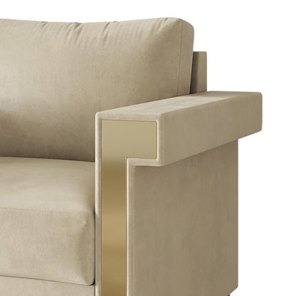 CraftPorch Luxurious Velvet Upholstered Sofa