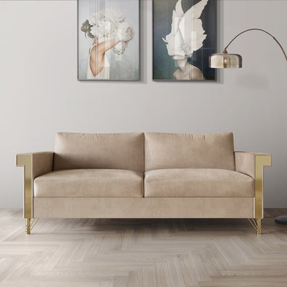 CraftPorch Luxurious Velvet Upholstered Sofa