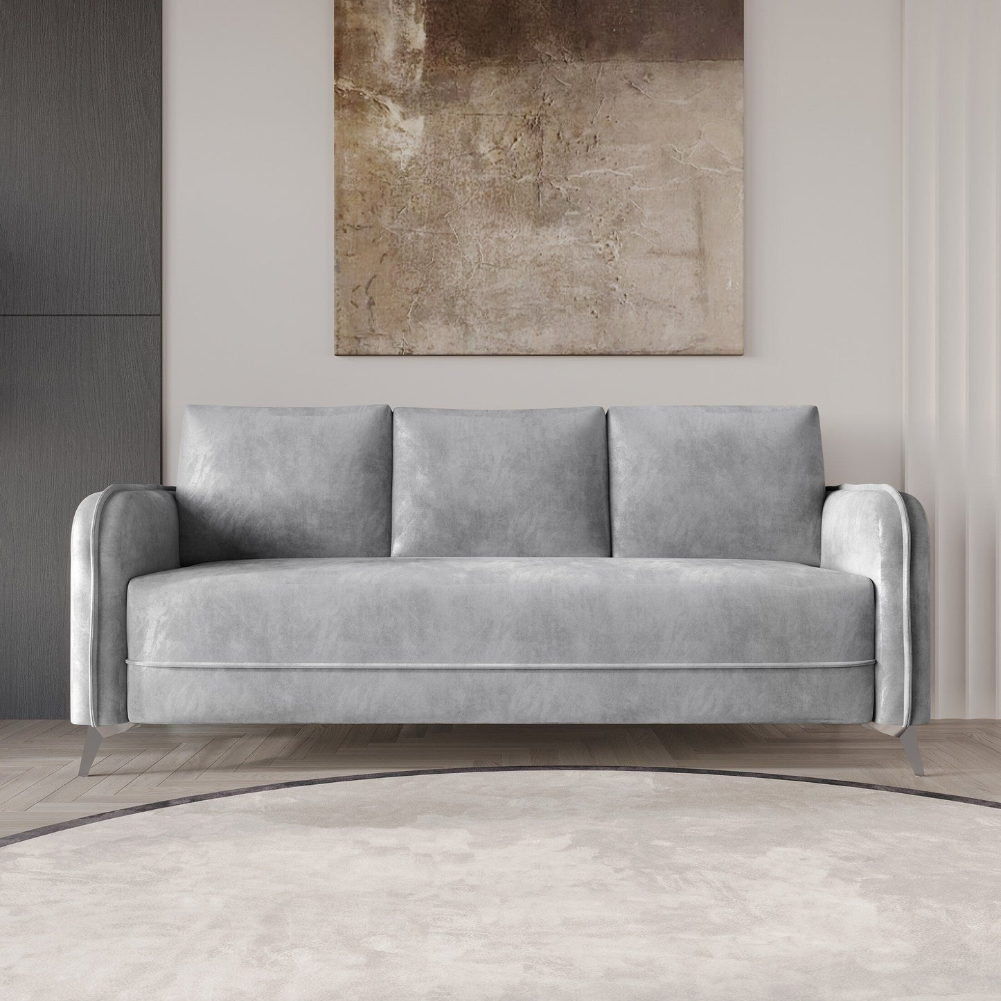 CraftPorch Luxurious Velvet Upholstered Sofa