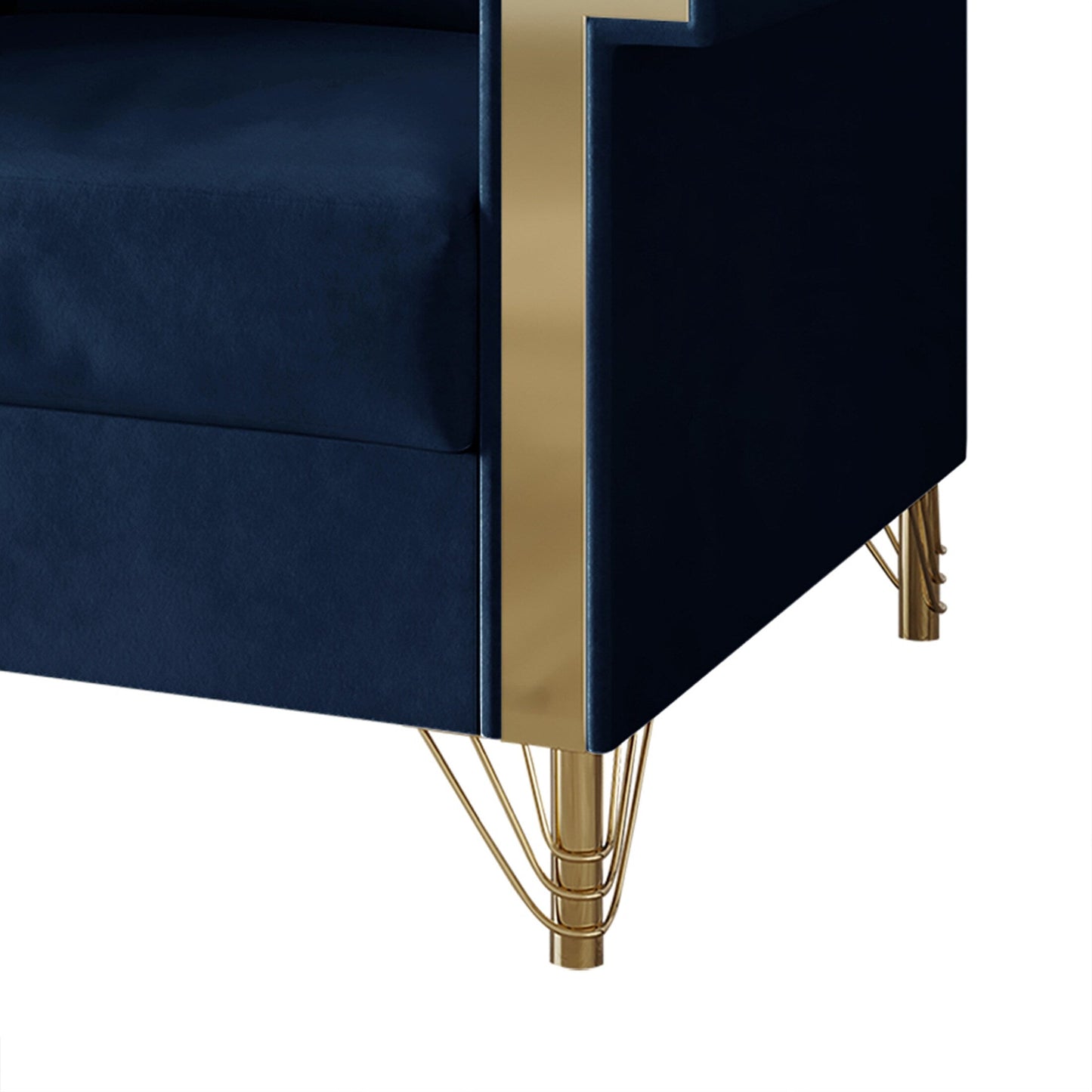 CraftPorch Luxurious Velvet Upholstered Sofa