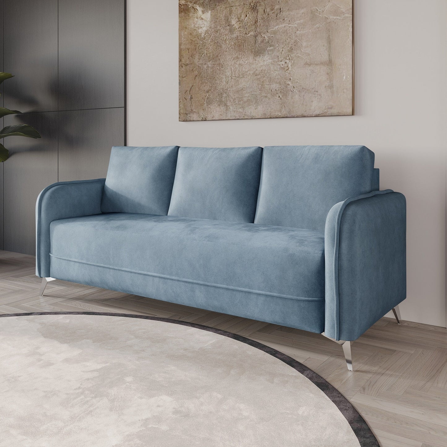 CraftPorch Luxurious Velvet Upholstered Sofa
