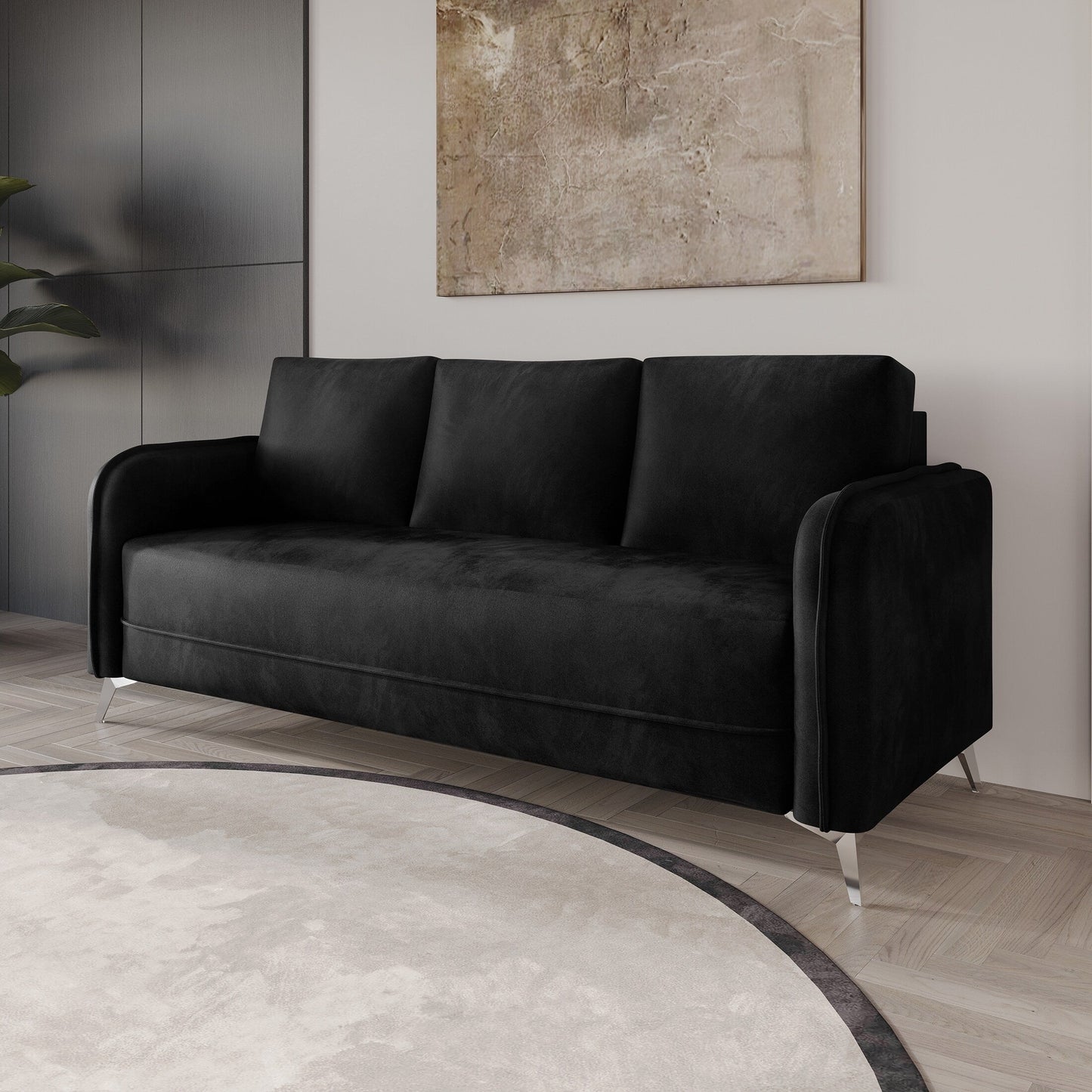 CraftPorch Luxurious Velvet Upholstered Sofa