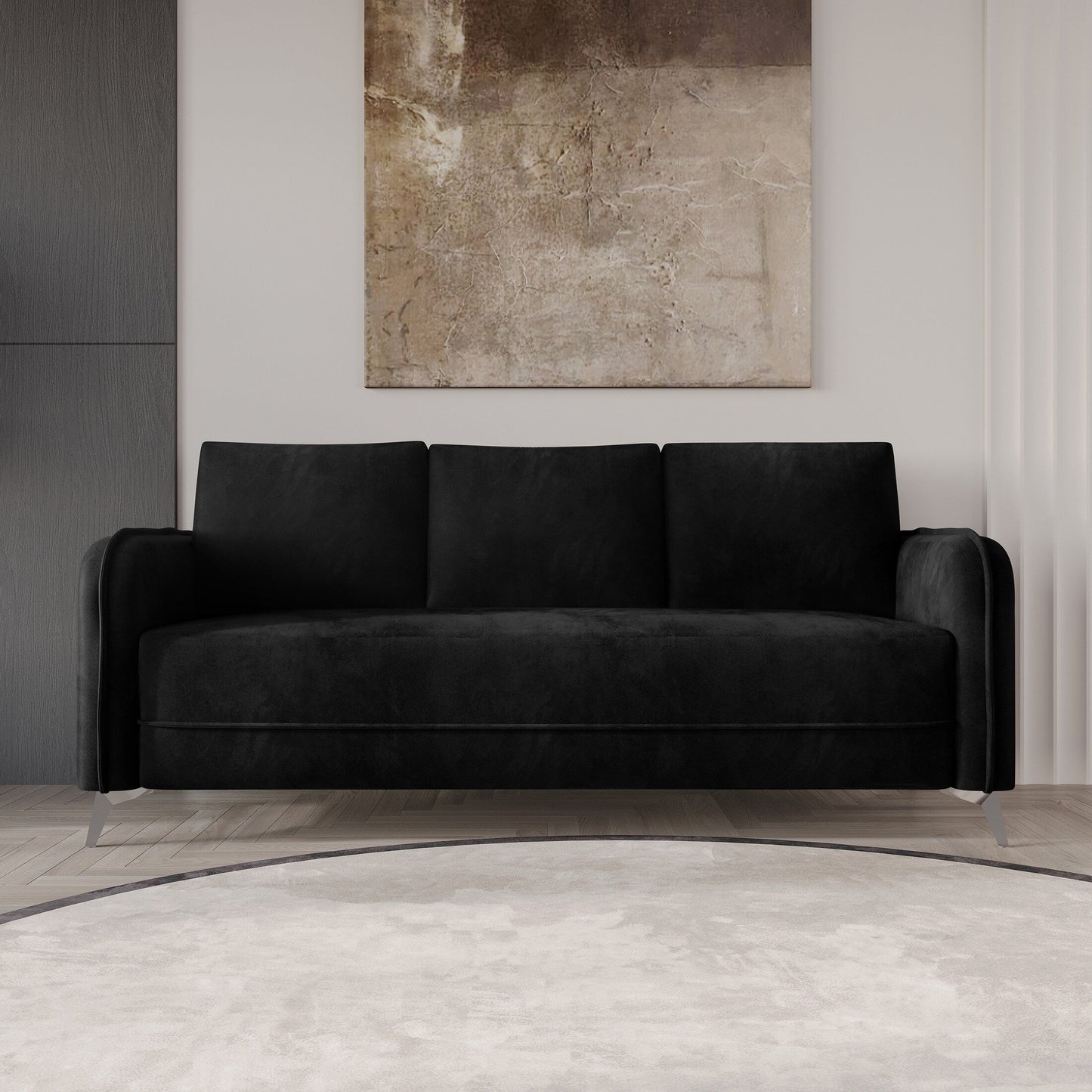 CraftPorch Luxurious Velvet Upholstered Sofa