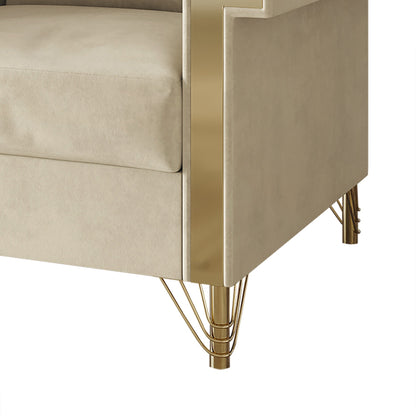 CraftPorch Luxurious Velvet Upholstered Sofa