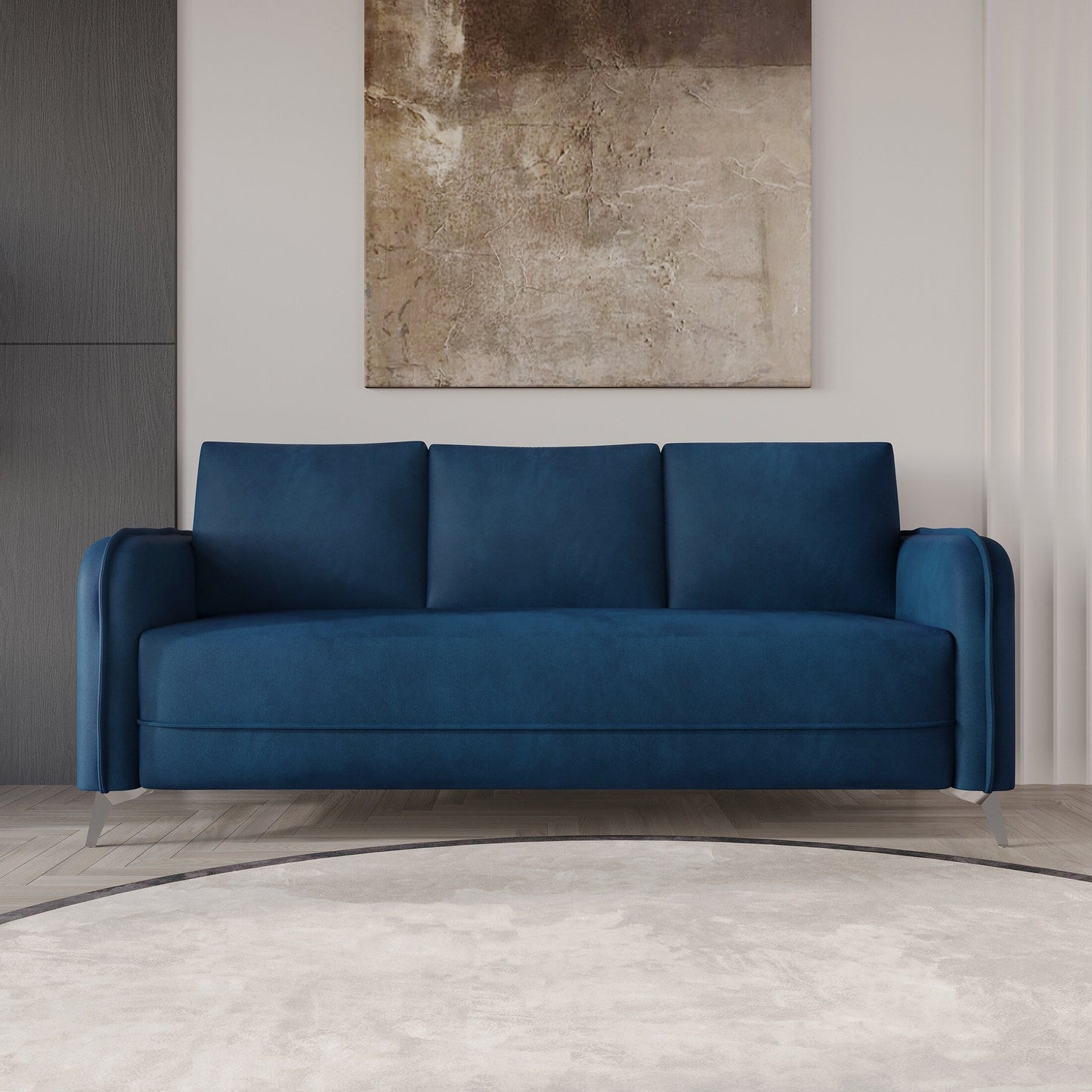 CraftPorch Luxurious Velvet Upholstered Sofa