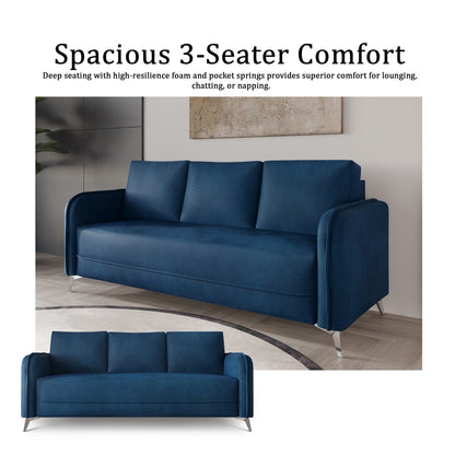 CraftPorch Luxurious Velvet Upholstered Sofa