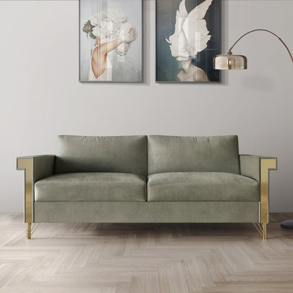 CraftPorch Luxurious Velvet Upholstered Sofa