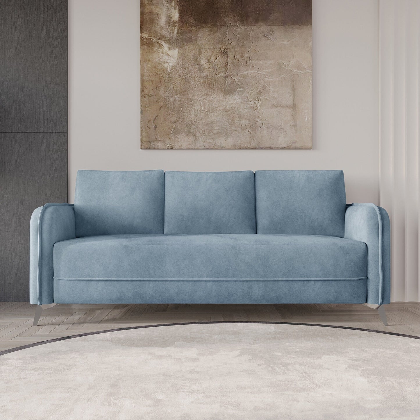 CraftPorch Luxurious Velvet Upholstered Sofa