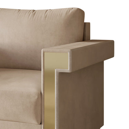 CraftPorch Luxurious Velvet Upholstered Sofa
