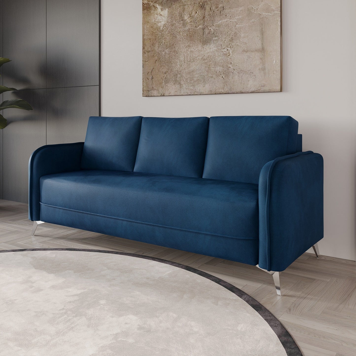 CraftPorch Luxurious Velvet Upholstered Sofa