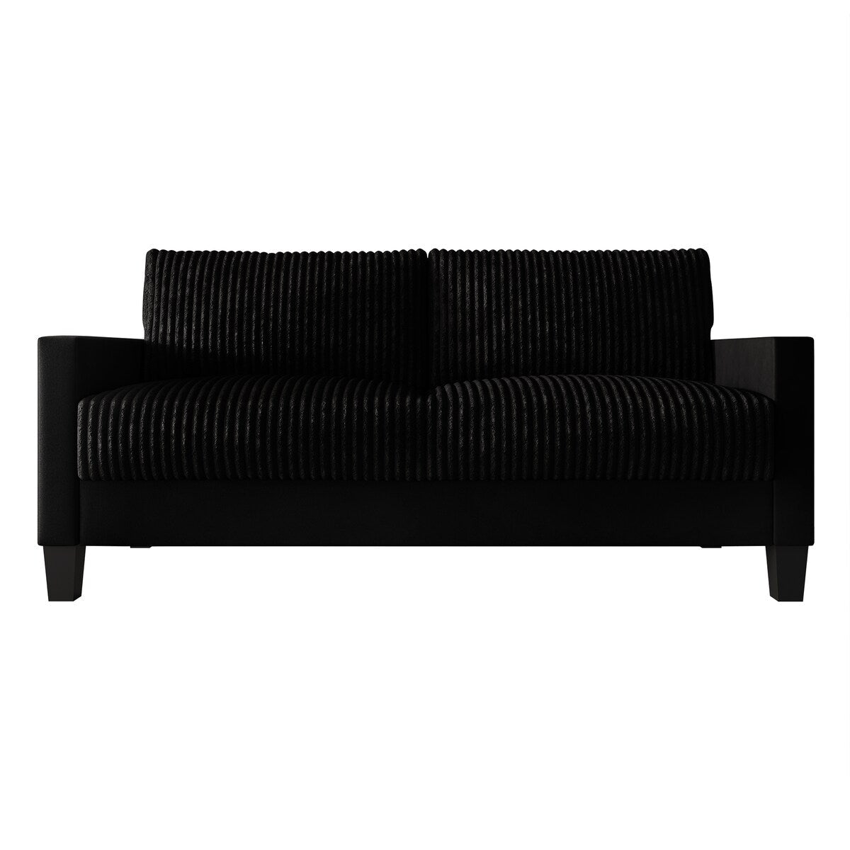 CraftPorch Corduroy Mid-Century Modern Velvet Upholstered Sofa