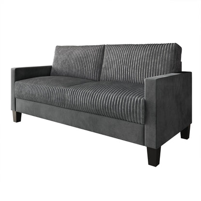 CraftPorch Corduroy Mid-Century Modern Velvet Upholstered Sofa