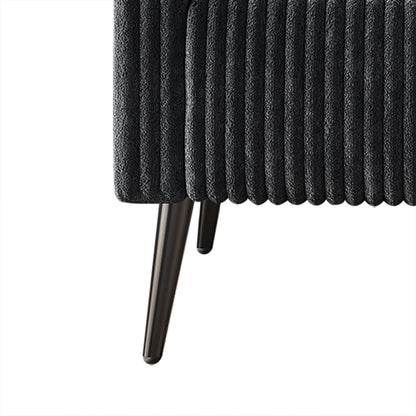 CraftPorch Corduroy Modern and Glamorous Velvet Upholstered Sofa