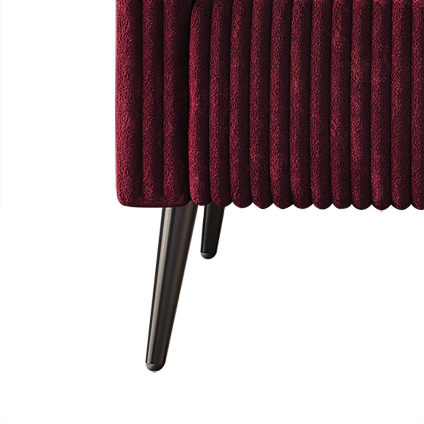 CraftPorch Corduroy Modern and Glamorous Velvet Upholstered Sofa