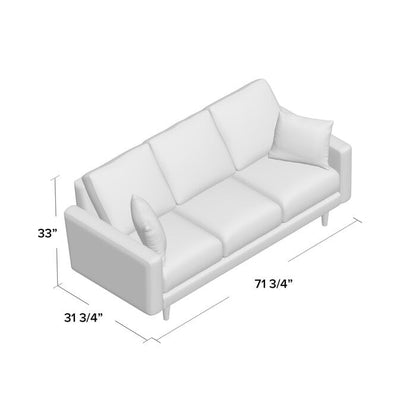 Craigmont 71.7'' Square Arm Sofa