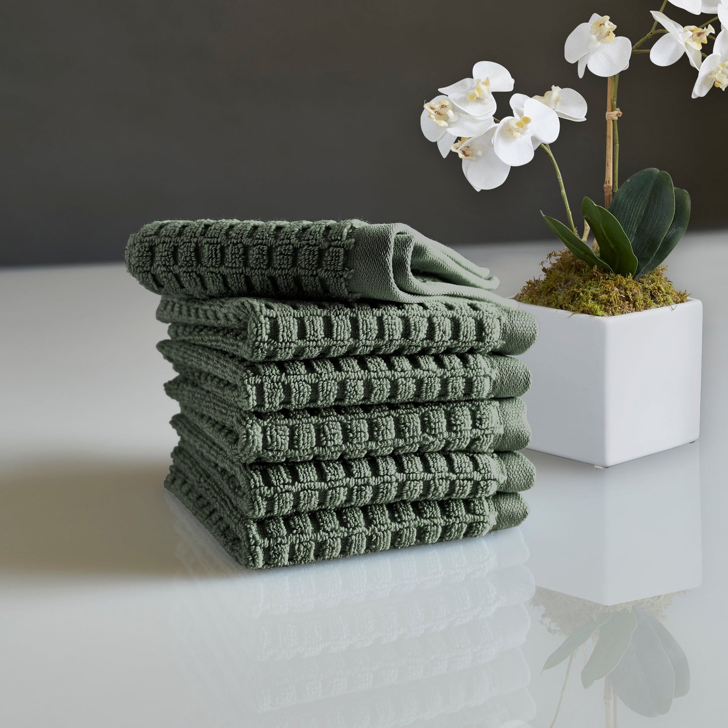 DKNY Quick Dry 6-pc Wash Cloth Set - Towel Multipack