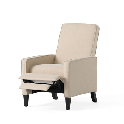 Dalton Fabric Pushback Recliner Club Armchair by Christopher Knight Home