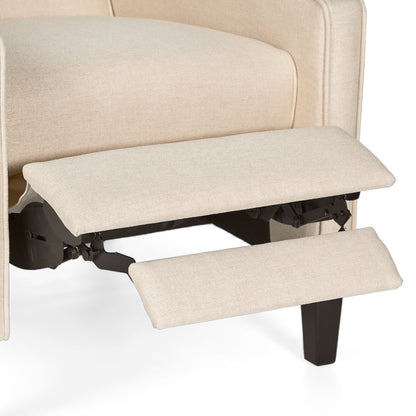 Dalton Fabric Pushback Recliner Club Armchair by Christopher Knight Home