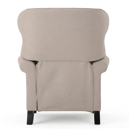 Diamond?Stitch Tufted Recliner Chair with Nailhead Trim