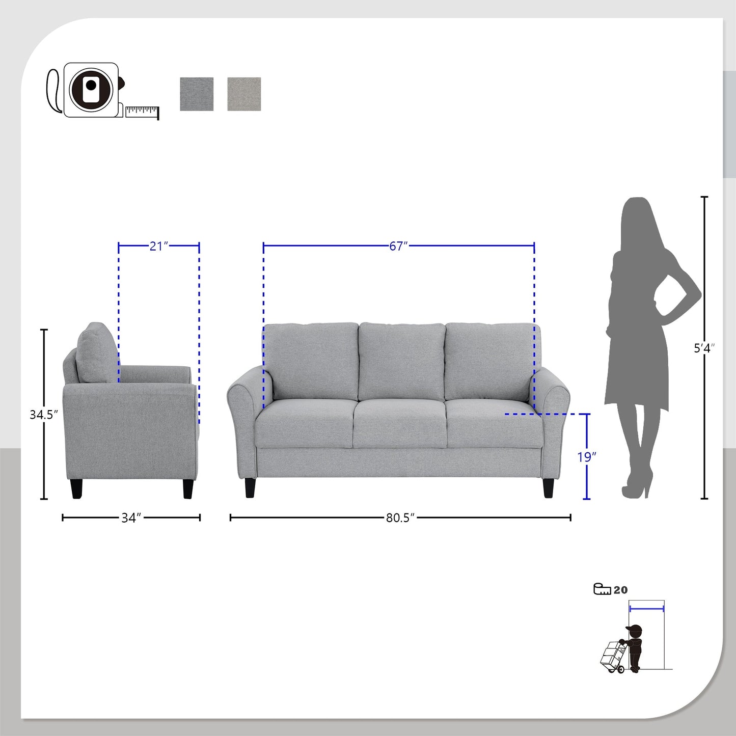 Diboll Living Room Sofa