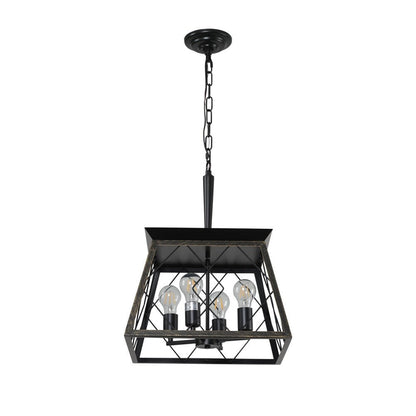 Dimmable 4-Light Farmhouse Chandeliers Light for Dining Room No Bulb