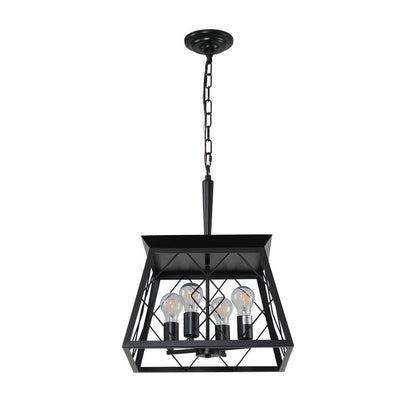 Dimmable 4-Light Farmhouse Chandeliers Light for Dining Room No Bulb
