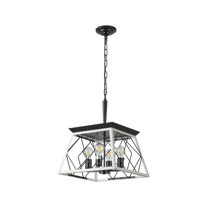Dimmable 4-Light Farmhouse Chandeliers Light for Dining Room No Bulb