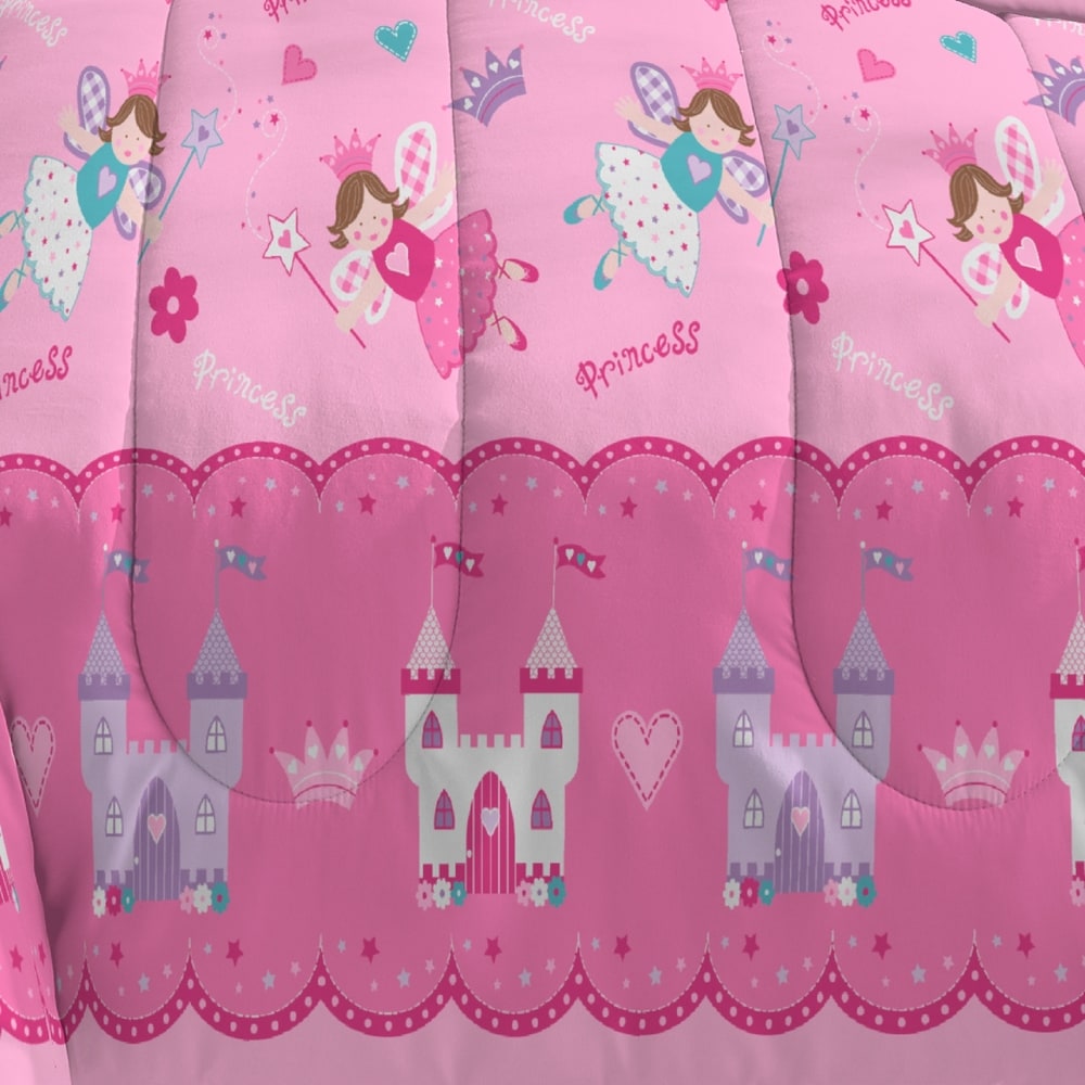 Dream Factory Butterfly Dots Pink 7-piece Bed in a Bag with Sheet Set