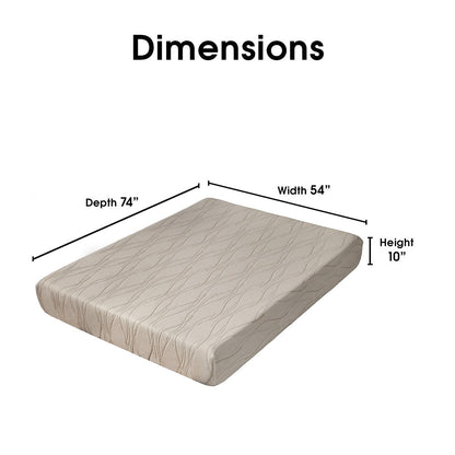 Dream Pro Restore Lunair 10-inch Full-size Gel Memory Foam Mattress