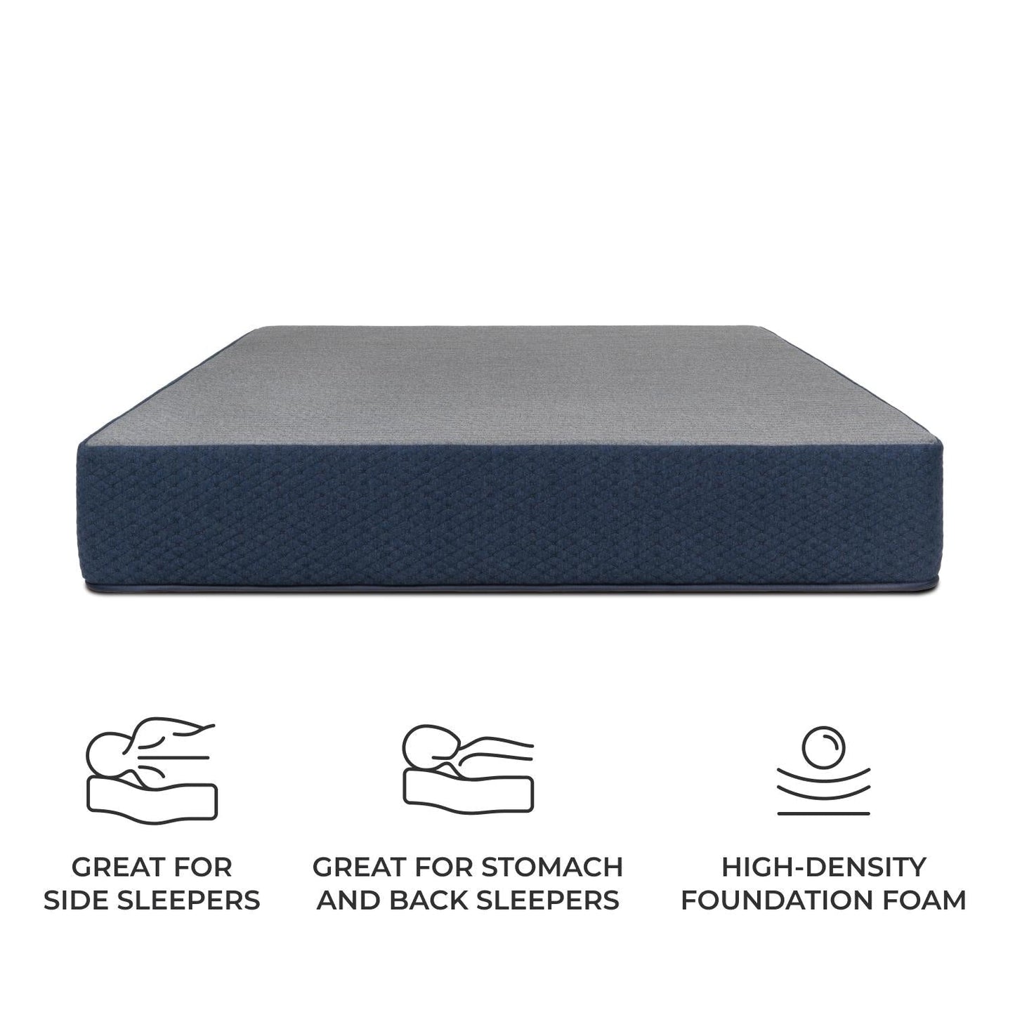 Dreamfoam Bedding Chill 10 Gel Memory Foam Mattress |RV Bunk 28x75