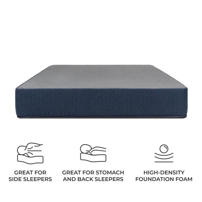 Dreamfoam Bedding Chill 10 Gel Memory Foam Mattress |RV Bunk 28x75