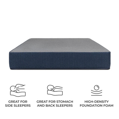 Dreamfoam Bedding Chill 10 Gel Memory Foam Mattress |Short King 72x75