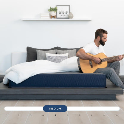 Dreamfoam Bedding Chill 12 Gel Memory Foam Mattress |Short King 72x75|Made in Arizona
