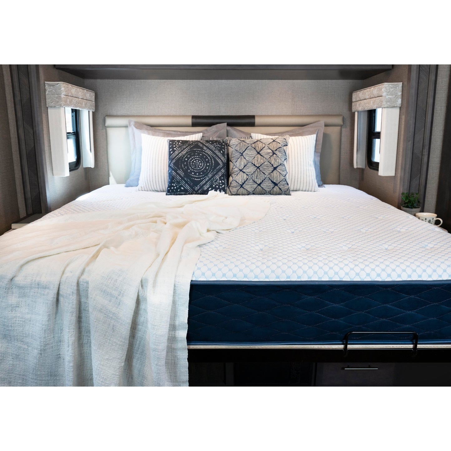 Dreamfoam Hybrid 10 Hybrid Mattress with Cool to Touch Fabric, RV Bunk 42x80