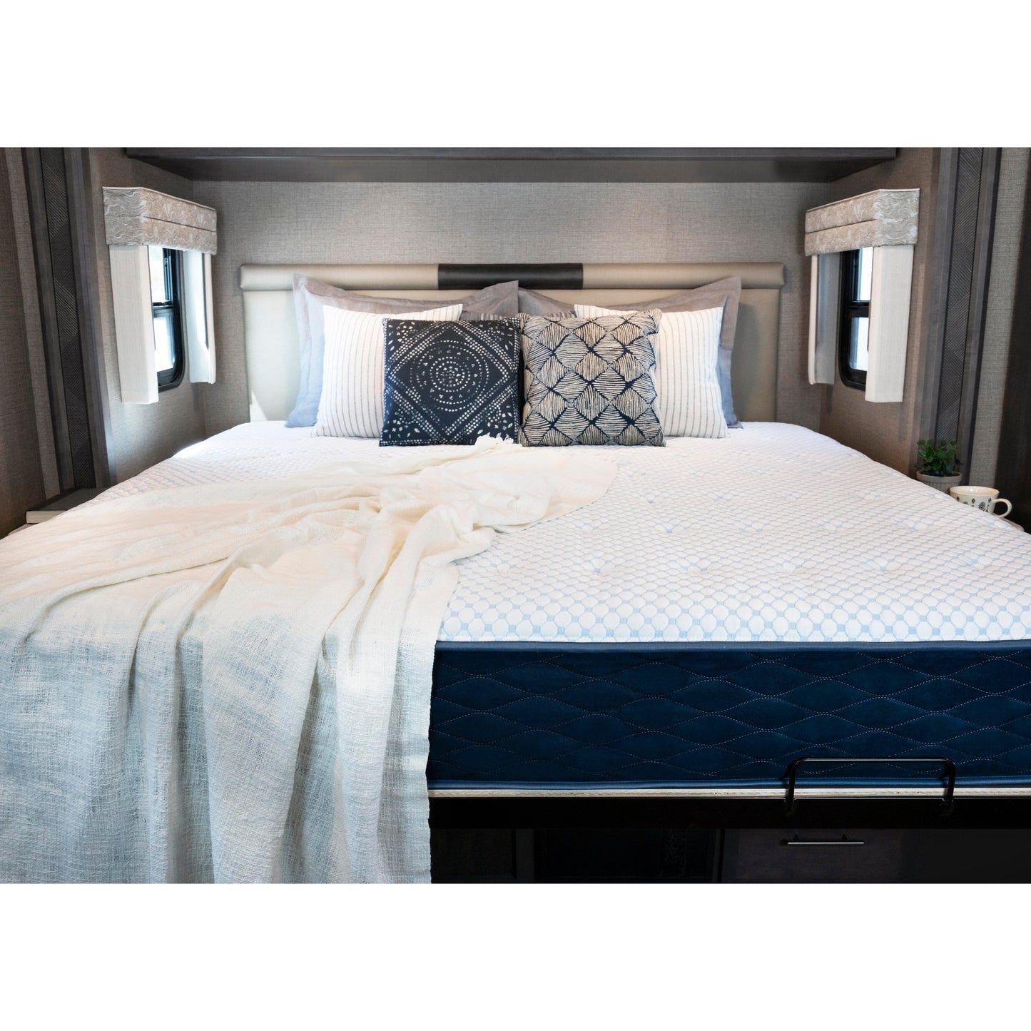 Dreamfoam Hybrid 10 Hybrid Mattress with Cool to Touch Fabric, RV King 70x74