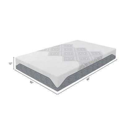 Dreamwave 12-inch Medium Firm Cooling Gel Memory Foam Mattress