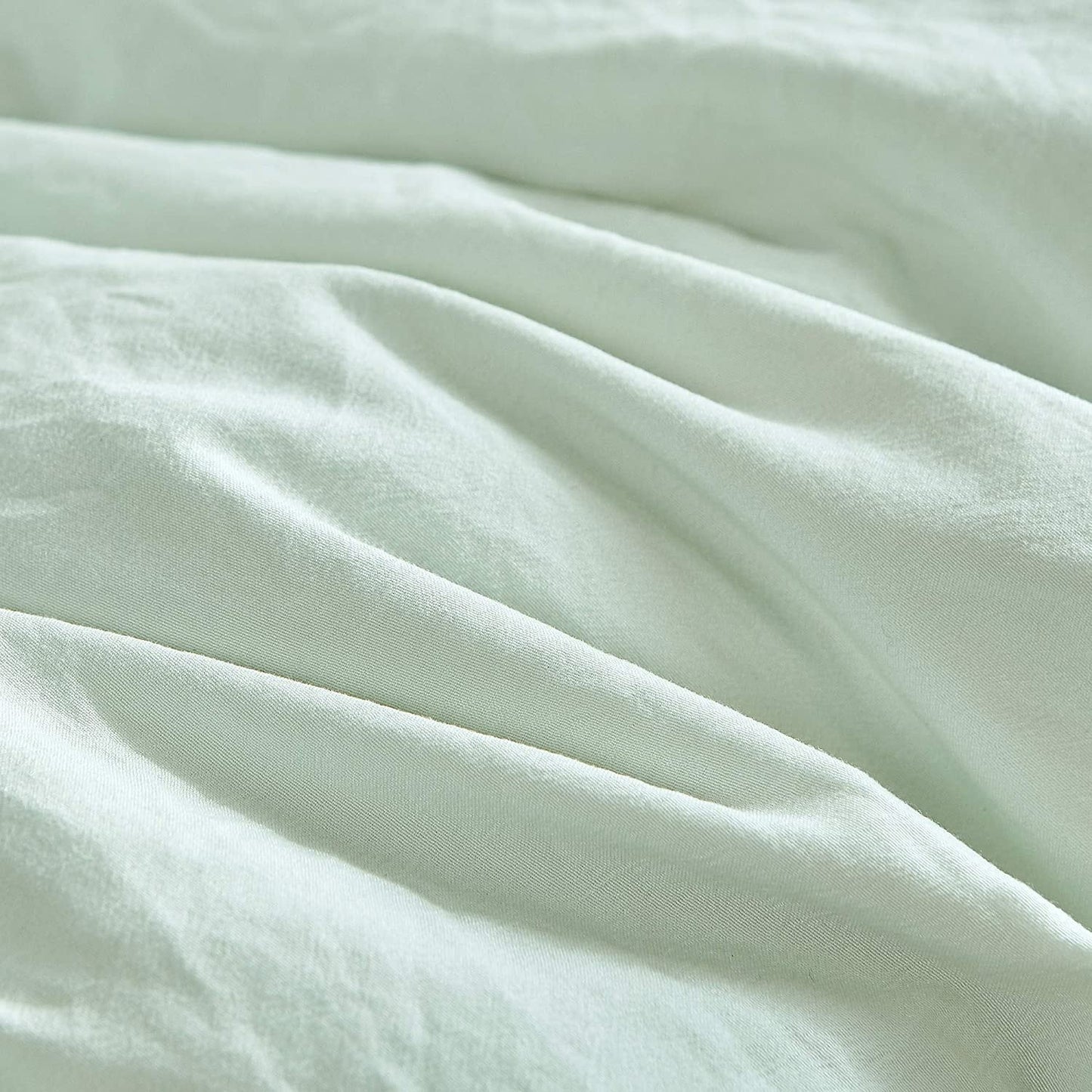 Natural Loft King Solid Duvet Cover Set