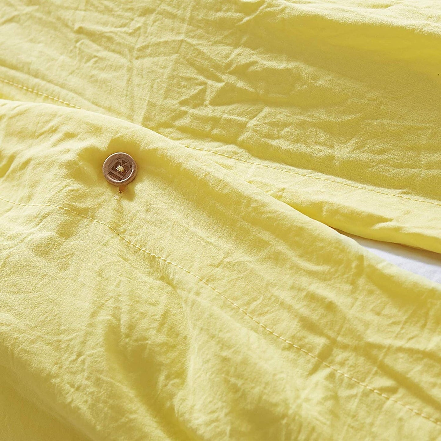 Natural Loft King Solid Duvet Cover Set