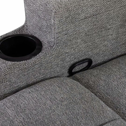 Massage Recliner and Manual Singles Sofa with Remote control